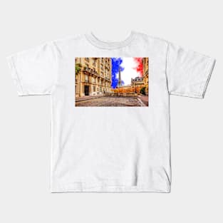 Eiffel Tower Pictures In Paris France Kids T-Shirt